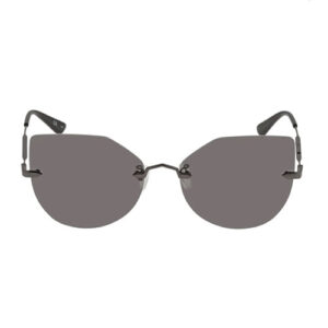 Alexander McQueen Grey Cat Eye Ladies Sunglasses 