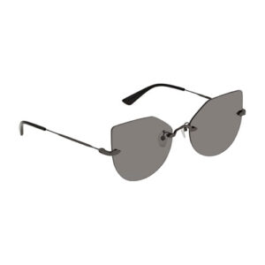 Alexander McQueen Grey Cat Eye Ladies Sunglasses 